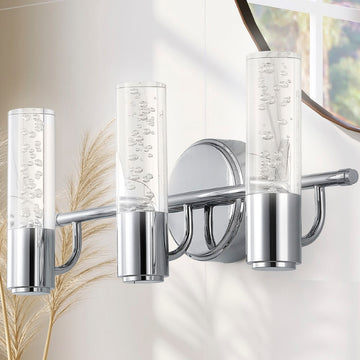 Bolha Minimalist Modern Bubble Acrylic/Iron Integrated LED Vanity Light